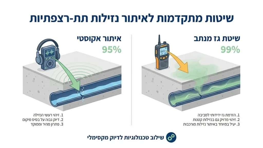 שימוש בטכנולוגיות מתקדמות לגילוי רטיבות