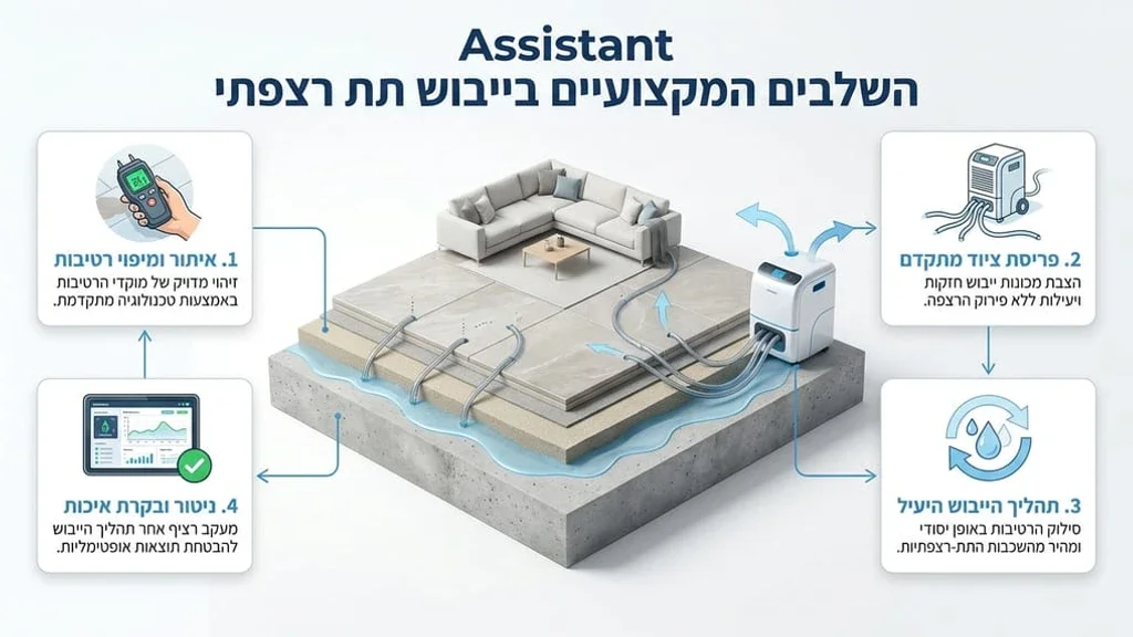 מכונות ייבוש מתקדמות בתוך חלל מגורים